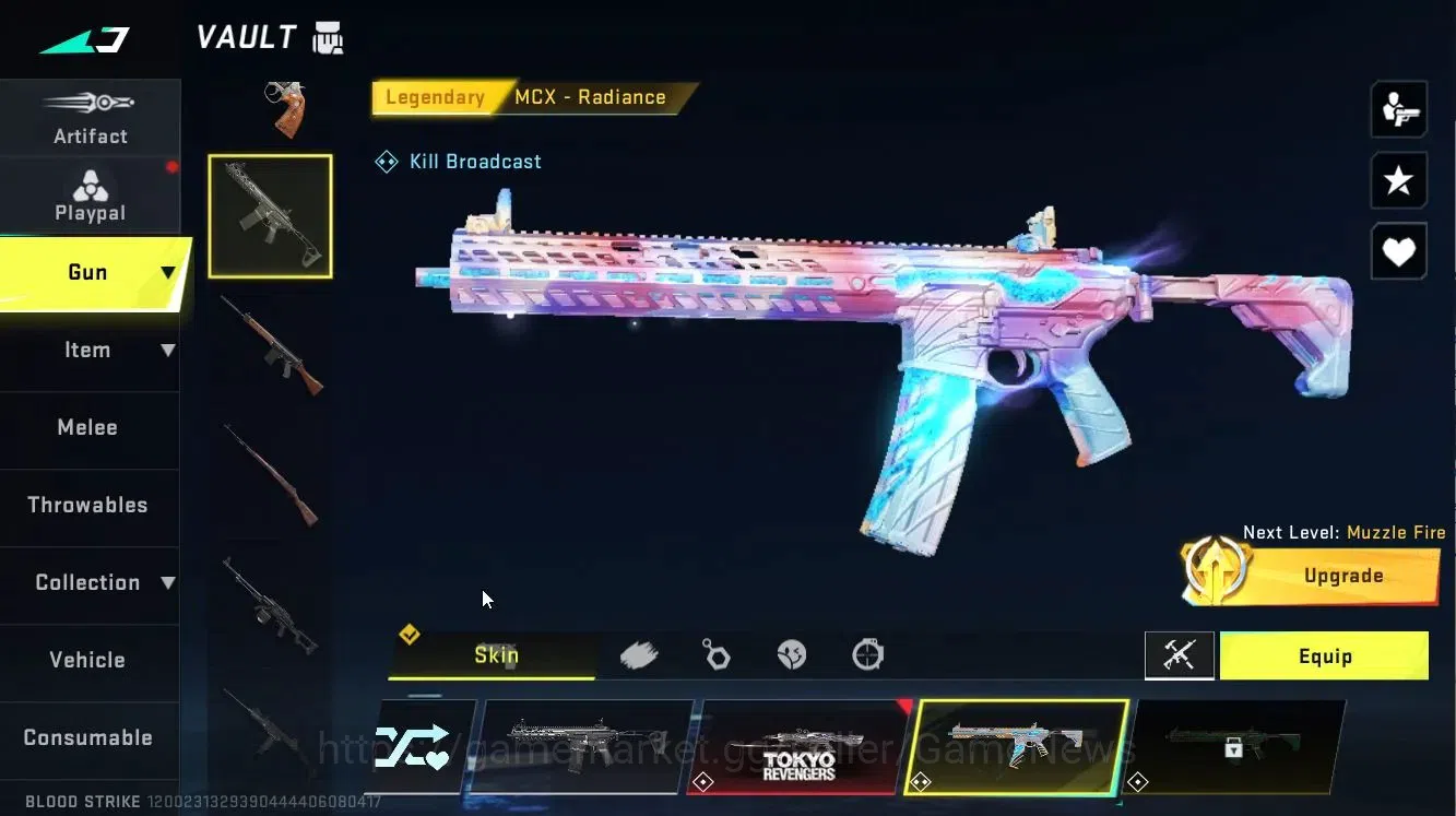 Blood Strike Accounts ASIA|ULTRA[VAL,AUG,MELEE Sword]|Collab BLEACH[Byak image 13