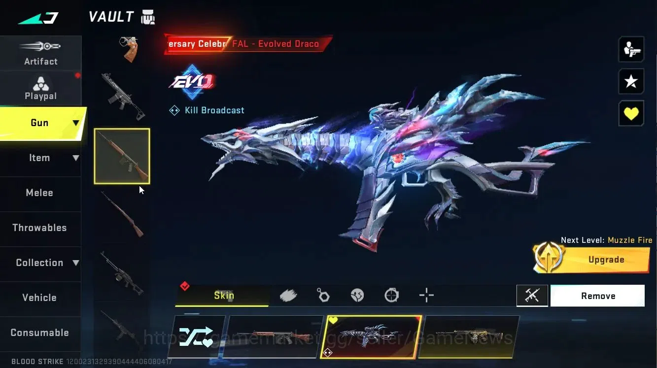 Blood Strike Accounts ASIA|ULTRA[VAL,AUG,MELEE Sword]|Collab BLEACH[Byak image 14