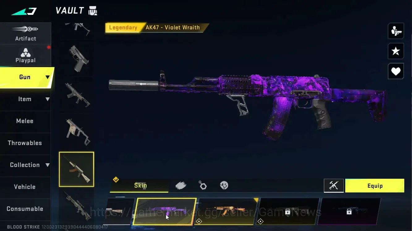 Blood Strike Accounts ASIA|ULTRA[VAL,AUG,MELEE Sword]|Collab BLEACH[Byak image 9