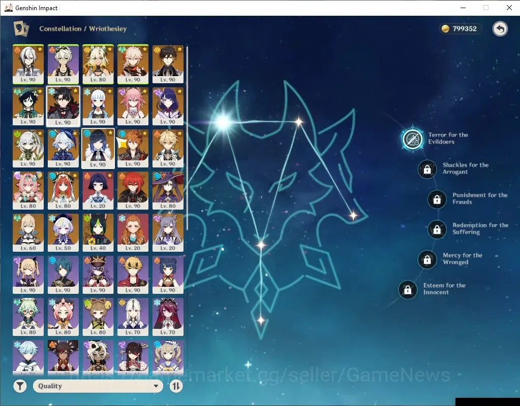 Genshin Impact Accounts ASIA|AR59|15 Limited+8(*5Weapon)|Navia,Wriothesley image 4