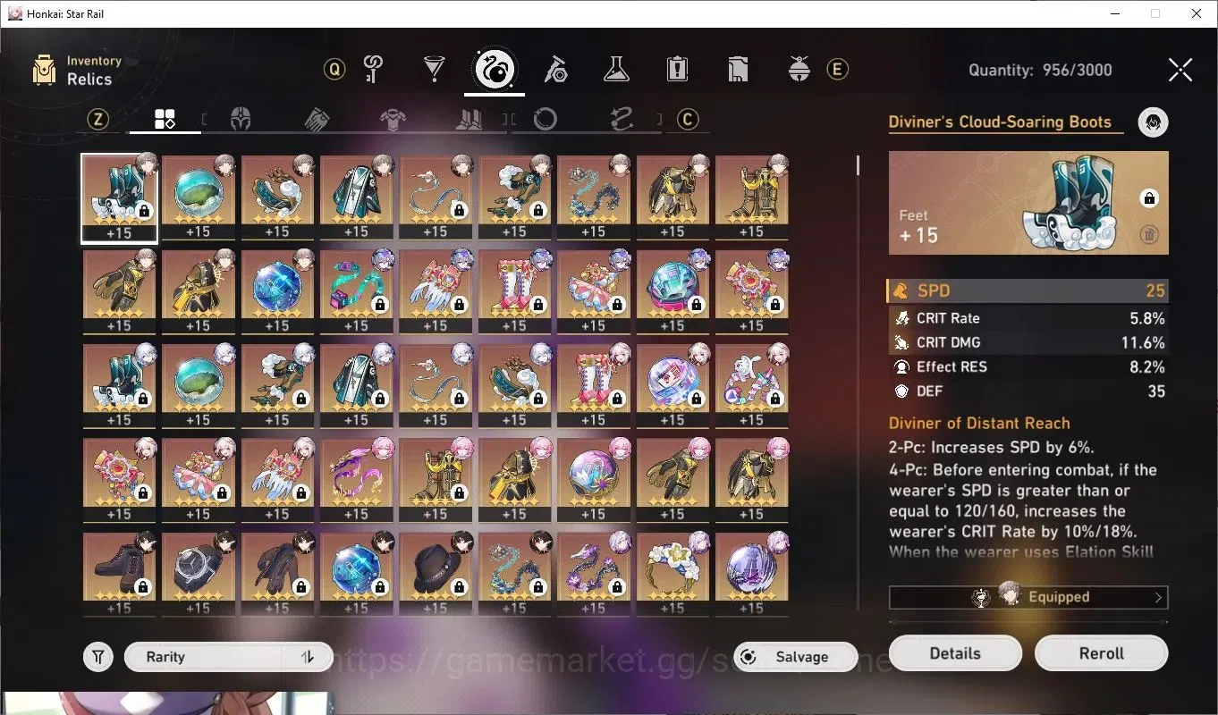 Honkai Star Rail Accounts Others ASIA|EL60|7x L80 5-star Char incl Castorice, Cyrene, Huohuo, Sparkle, Seele, Acheron 16