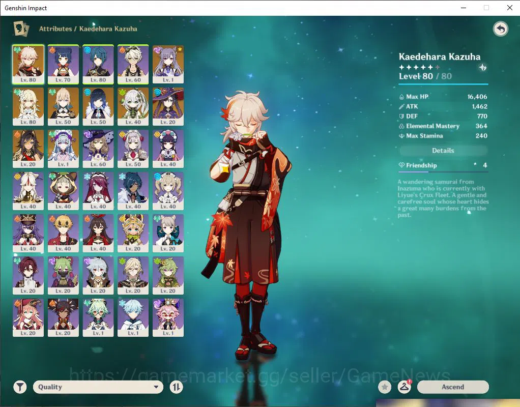 Genshin Impact Accounts ASIA|AR50|3 Limited + 0 [5 Star's Weapon]Kazuha,Ye image 12