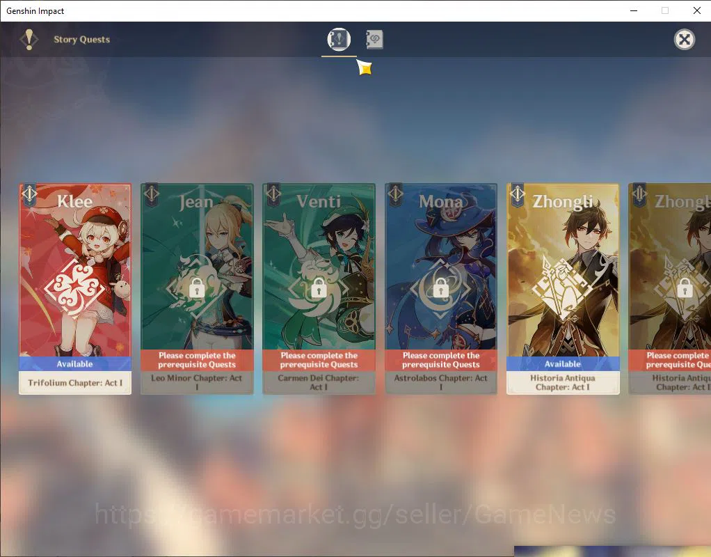 Genshin Impact Accounts ASIA|AR50|3 Limited + 0 [5 Star's Weapon]Kazuha,Ye image 4