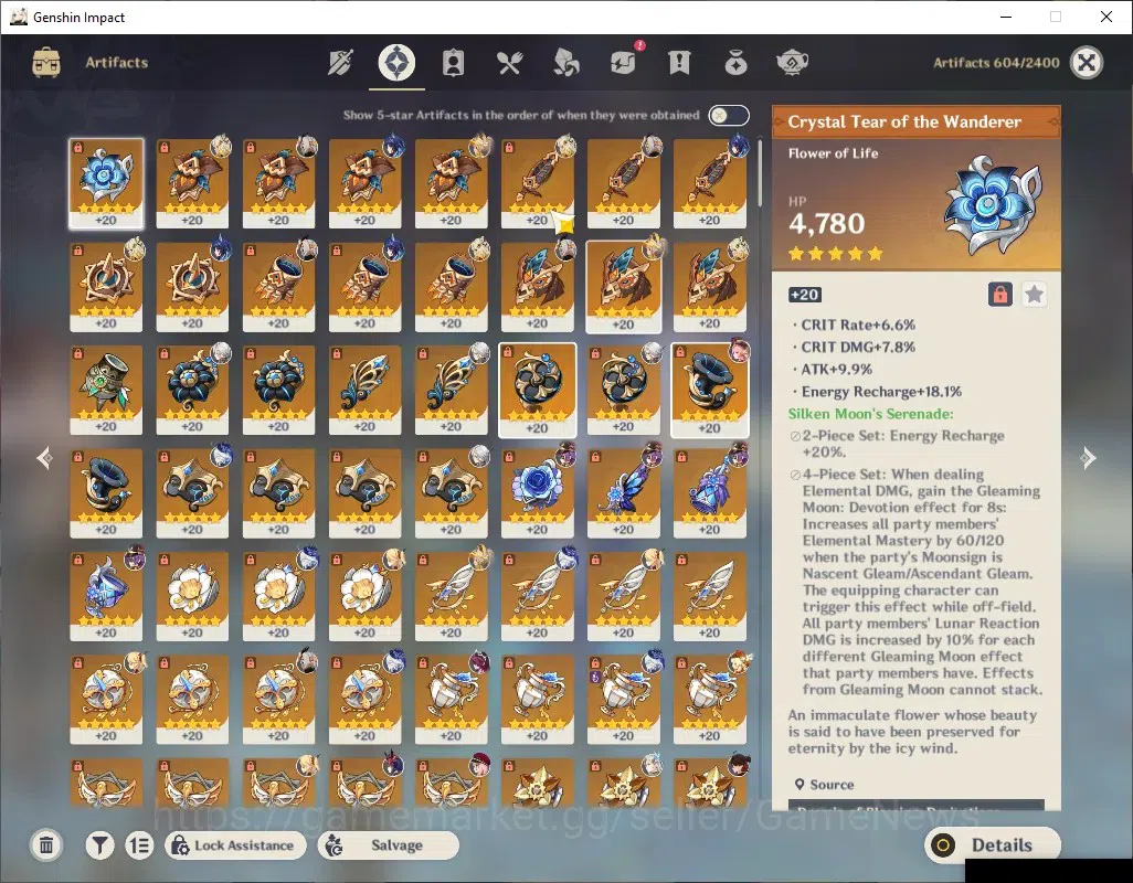 Genshin Impact Accounts ASIA|AR60|Rate ON|Premium Team [NeuviletteC3,Furin image 16
