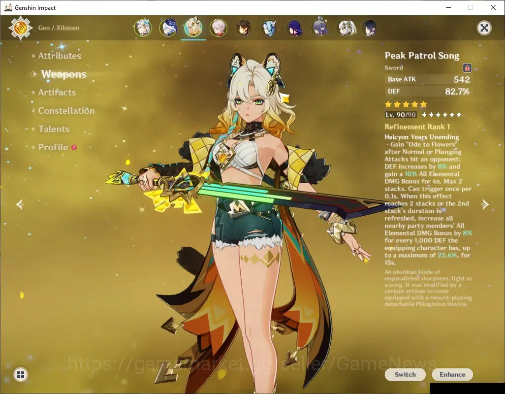 Genshin Impact Accounts ASIA|AR60|Rate ON|Premium Team [NeuviletteC3,Furin image 7