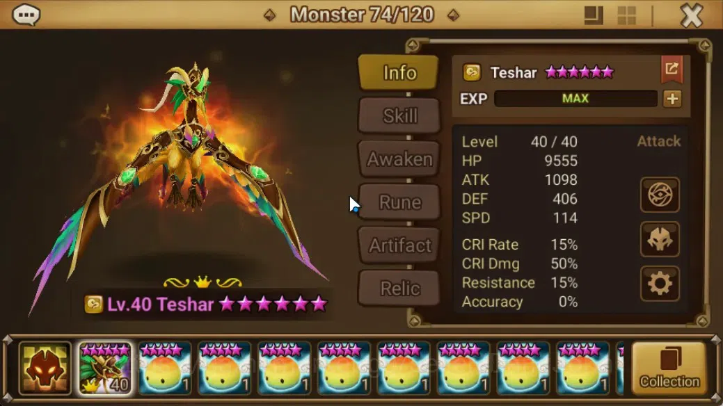 Summoners War: Sky Arena Accounts GLOBAL | NB 5 TESHAR,Starter Gacha 115 12Y+160 11Y image 4