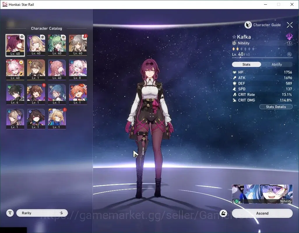 Honkai Star Rail Accounts Asia|TL 30|3 Limited|28 SRSP| [kafka,Evanescia,Huo image 4