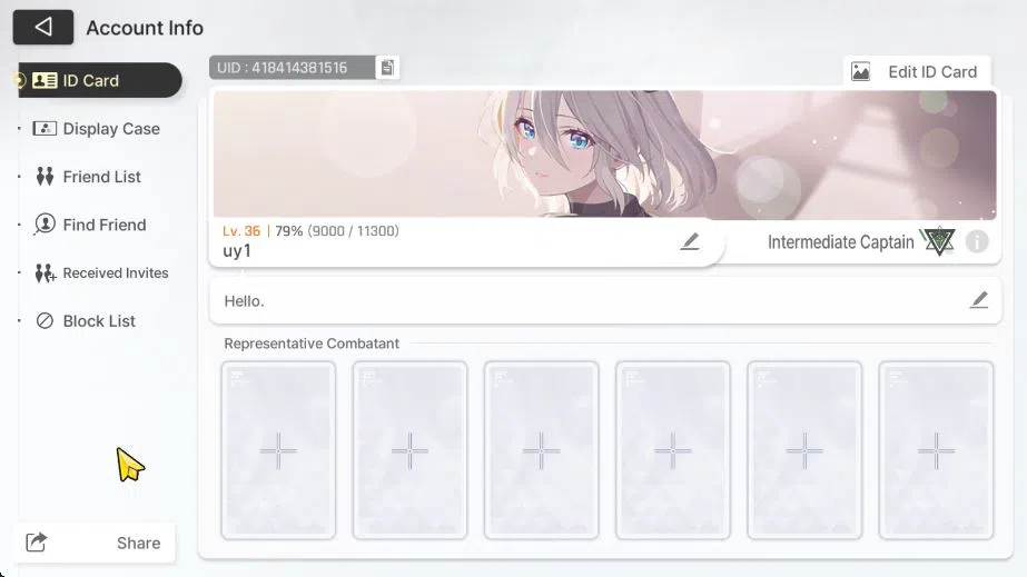 Chaos Zero Nightmare Accounts GLOBAL Lv36|4k CRY 6 SSR[NarjaM1,Chizuru,Hugo,MeiL image 2