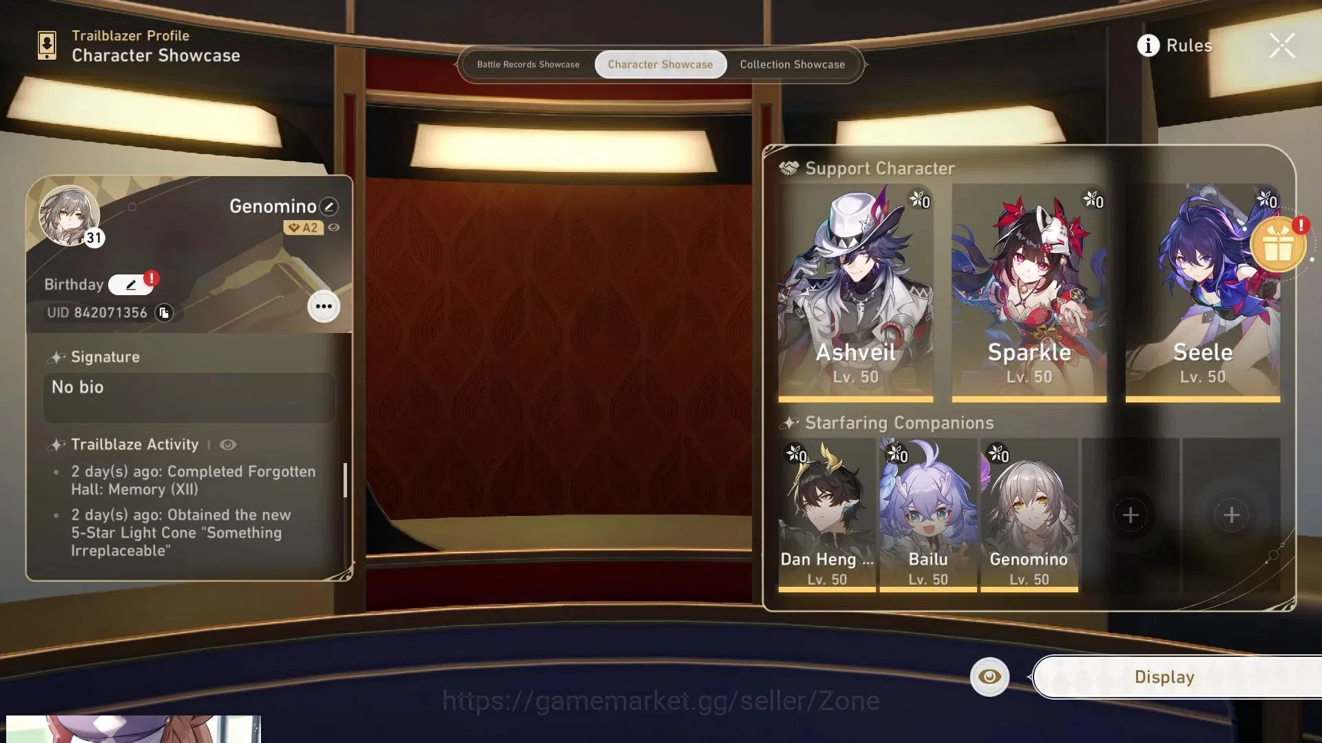Honkai Star Rail Accounts ASIA|TL31|Sparkle Lv50|Seele Lv50|Ashveil Lv50|Bai image 3