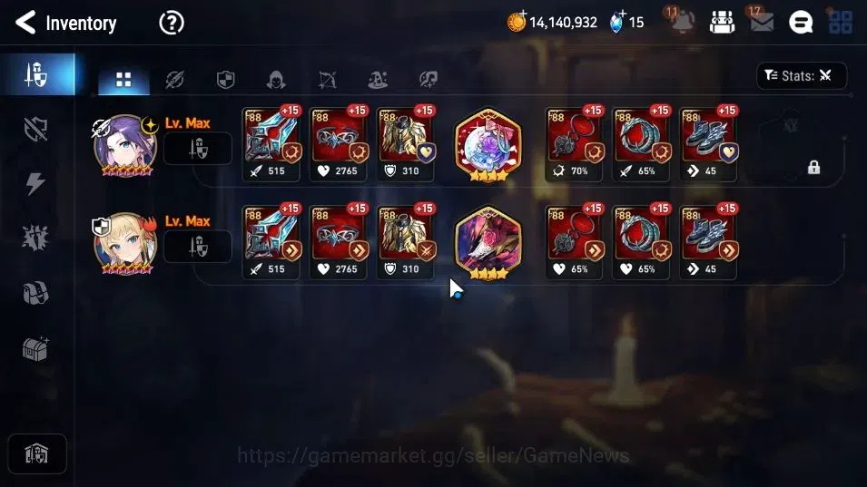Epic Seven Accounts GLOBAL UNVERIF|New Era|4 ML(TE Kayron, ALaika, RRo image 14