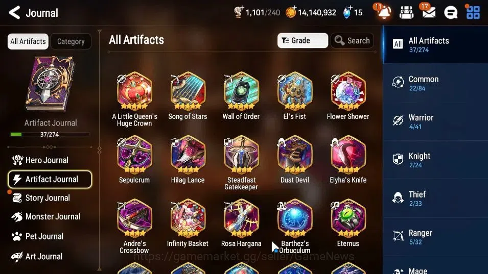 Epic Seven Accounts GLOBAL UNVERIF|New Era|4 ML(TE Kayron, ALaika, RRo image 8
