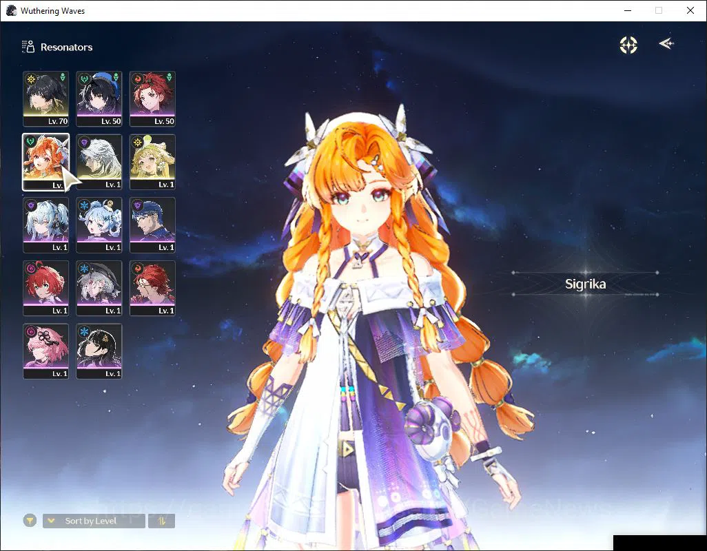 NA|UL 46|40K Astrite+82 LT|1 Limited| Sigrika+Sign |DB Lv29|Rate ON|MC Female|Log Kuro|Check SS (WW3072) Wuthering Waves Mid-Game NA|UL 46|40K Astrite+82 LT|1 Limited| Sigrika+Sign image 1