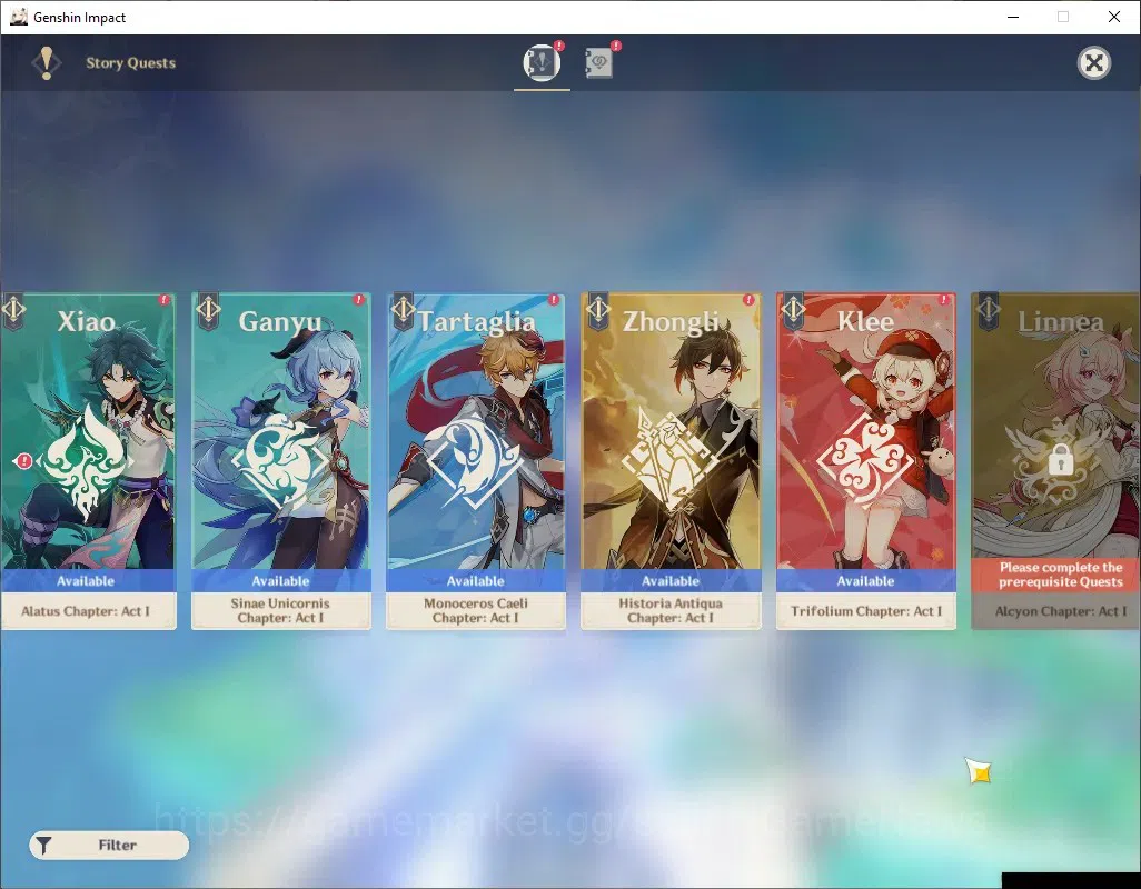 Genshin Impact Accounts Asia|AR 45 Can Ascend|6 Limited + 2 (*5 Weapon)|Ma image 16