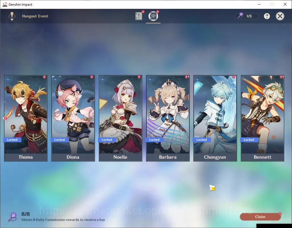 Genshin Impact Accounts Asia|AR 45 Can Ascend|6 Limited + 2 (*5 Weapon)|Ma image 18