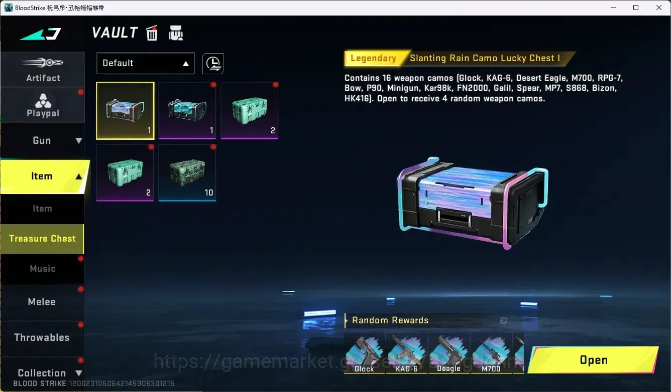 Blood Strike Accounts ASIA | 1 Limited Gun:Origin-12 - Playmaker | 6 Leg image 10