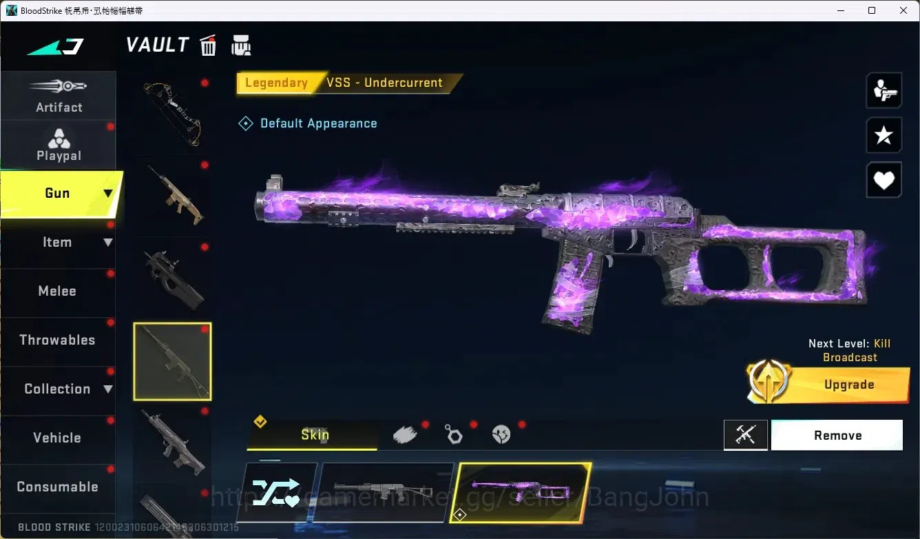 Blood Strike Accounts ASIA | 1 Limited Gun:Origin-12 - Playmaker | 6 Leg image 6