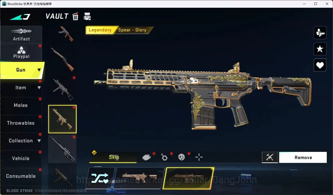 Blood Strike Accounts ASIA | 1 Limited Gun:Origin-12 - Playmaker | 6 Leg image 7