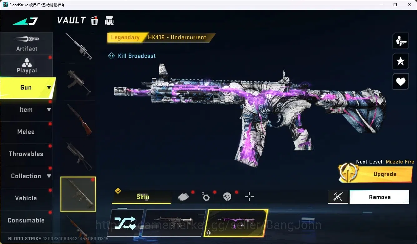 Blood Strike Accounts ASIA | 1 Limited Gun:Origin-12 - Playmaker | 6 Leg image 8