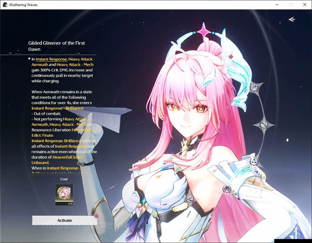 Wuthering Waves Accounts Mid-Game NA|UL 47|3 Limited| [Aemeath RC1,Lupa,Changli]+Sign |DB Lv30|Female MC|Log Kuro|Check SS 3