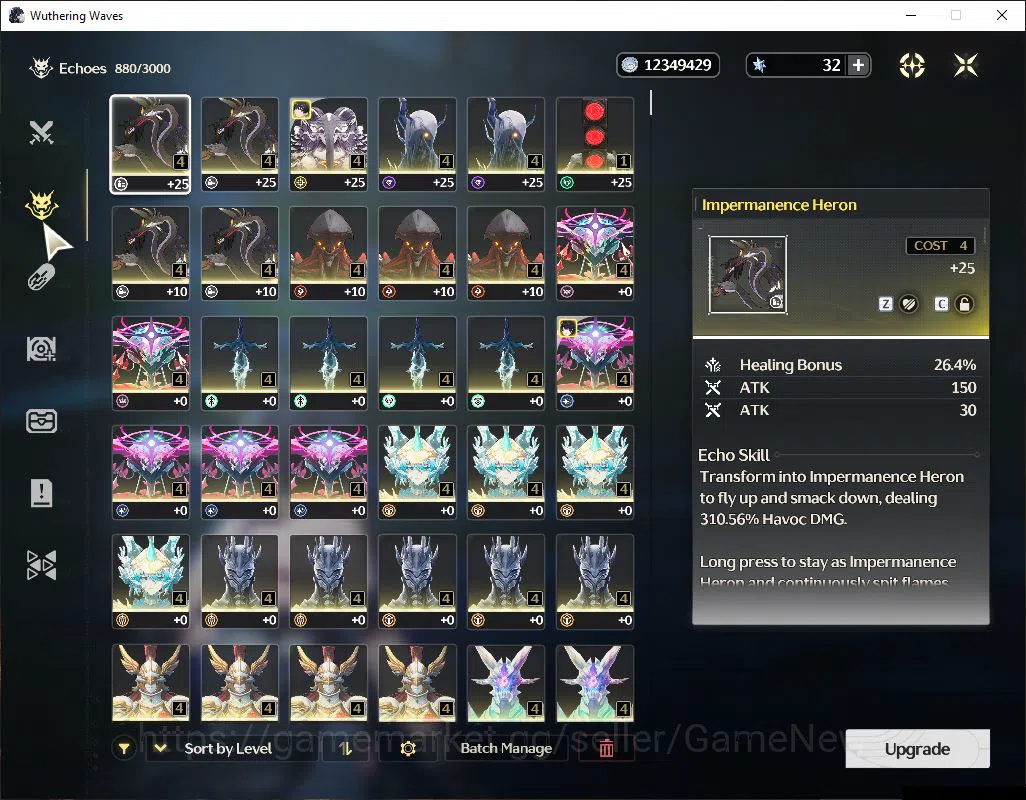 Wuthering Waves Accounts Mid-Game NA|UL 47|3 Limited| [Aemeath RC1,Lupa,Changli]+Sign |DB Lv30|Female MC|Log Kuro|Check SS 7