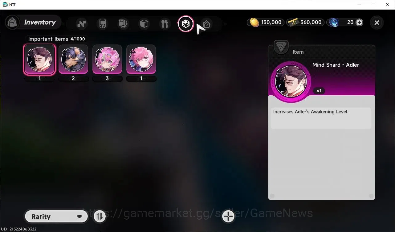 Neverness to Everness Accounts Global EU |HL 3| 3 SSR Hotori, Hathor, Baicang + S image 10
