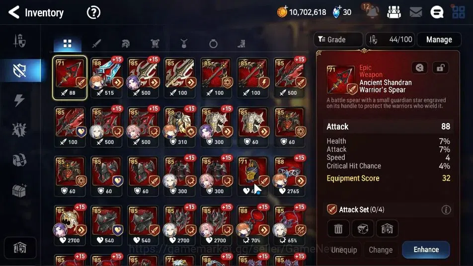 Epic Seven Accounts GLOBAL Unverif|New Era|3 ML(Belian,Lone Crescent B image 15