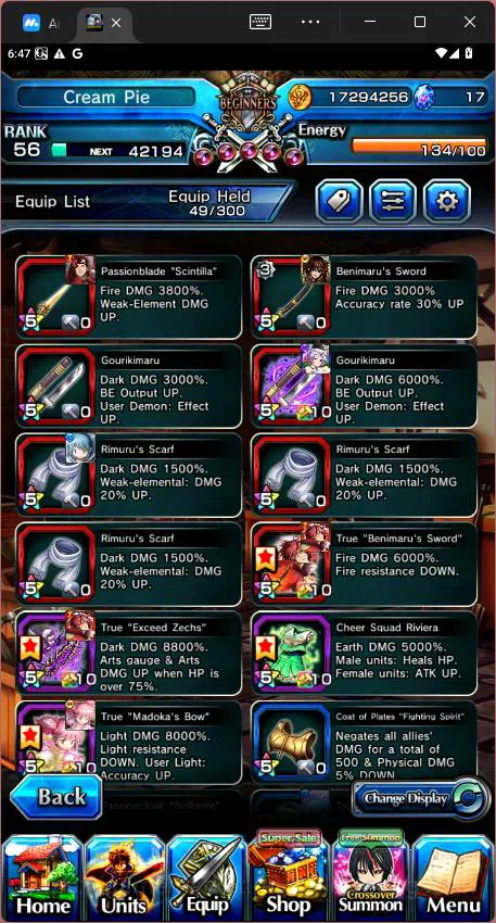 Grand Summoners Accounts Others GLOBAL|4 Ascend|Rank 56|Madoka Kaname TW, Sayaka Miki, BC Azel, etc|Check SS|GS193B 10