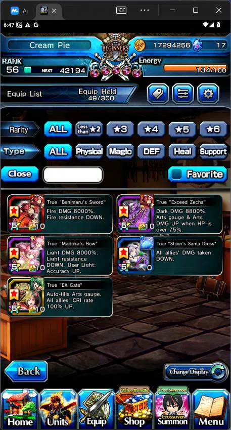 Grand Summoners Accounts Others GLOBAL|4 Ascend|Rank 56|Madoka Kaname TW, Sayaka Miki, BC Azel, etc|Check SS|GS193B 9