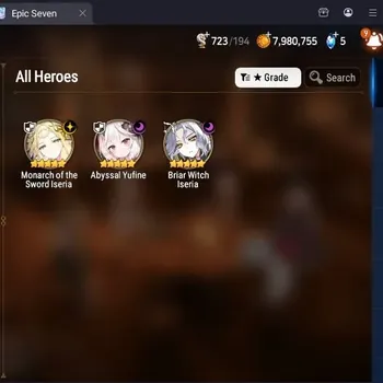 Epic Seven Accounts Starter Global Unverif|Best Starter|3 ML(MoSI,AYufine,BWIseria)|PoH+Bless ON|Side Story Locked|Stigma