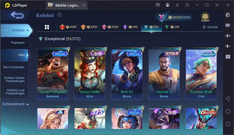 Mobile Legends: Bang Bang Accounts GLOBAL|Hero 131|Skin 256|Kof Karina,Lucky Lancelot image 12