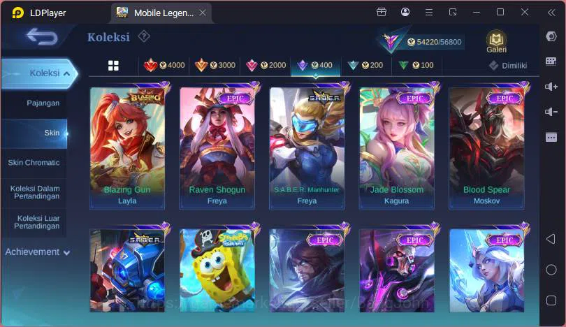 Mobile Legends: Bang Bang Accounts GLOBAL|Hero 131|Skin 256|Kof Karina,Lucky Lancelot image 16