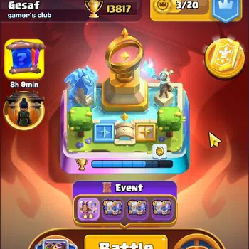 Clash Royale Accounts Midgame Trophy 13817|CL 1581|KTL 15|122 Cards|8 Champ|5 Hero|16 Evo|Arena 32|2135 Gems|SCID|Proteck