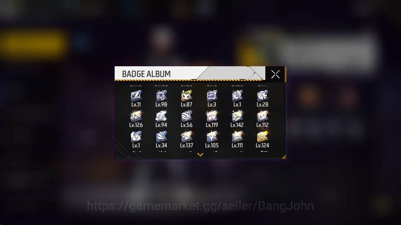 Free Fire Accounts Indonesia, Vault 188, EVO xm8 lv 4, bundle sasuke, image 14