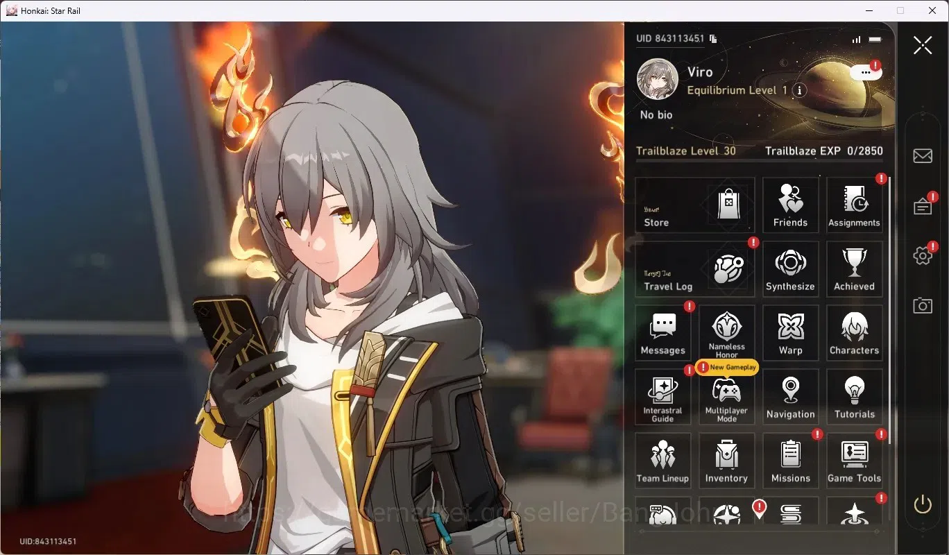 Honkai Star Rail Accounts ASIA|TL 30|3 Limited [Mortenax Blade,Houhou,Achero image 1