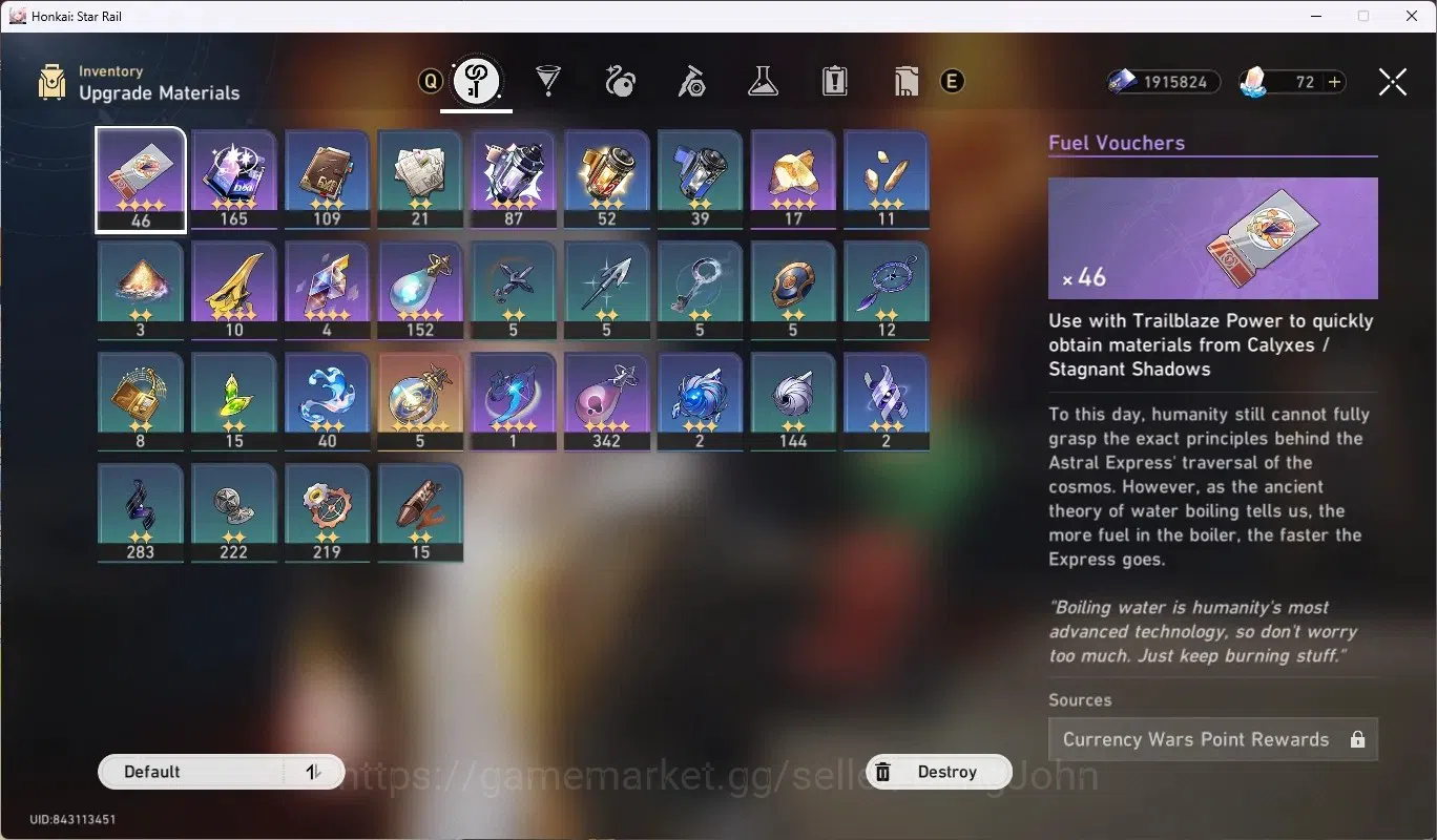 Honkai Star Rail Accounts ASIA|TL 30|3 Limited [Mortenax Blade,Houhou,Achero image 6