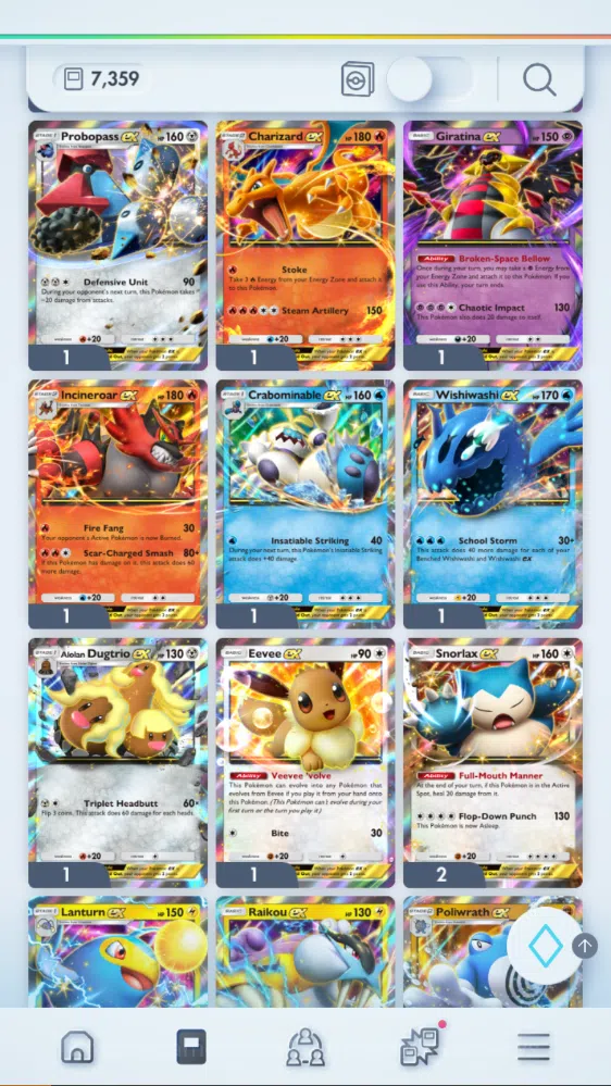 Pokémon TCG Pocket Accounts EN| 7k+Card|140+EX| 2 Crown (Lunala,PPoncho) 31Shi image 17