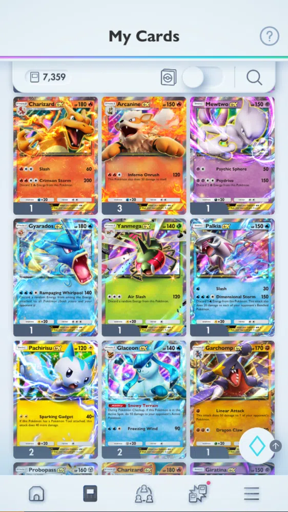 Pokémon TCG Pocket Accounts EN| 7k+Card|140+EX| 2 Crown (Lunala,PPoncho) 31Shi image 18