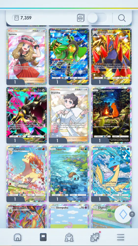 Pokémon TCG Pocket Accounts EN| 7k+Card|140+EX| 2 Crown (Lunala,PPoncho) 31Shi image 19