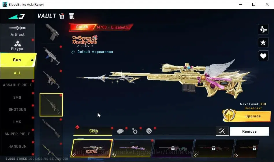 Blood Strike Accounts ASIA|ETERNAL DEagle-Scorpius|Collab BLEACH[Byakuya image 11