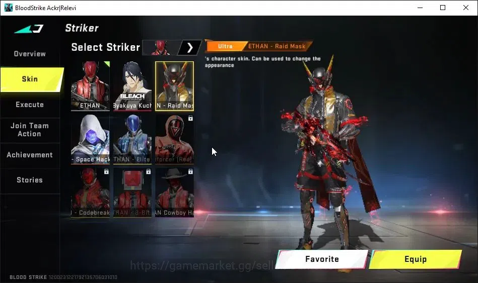 Blood Strike Accounts ASIA|ETERNAL DEagle-Scorpius|Collab BLEACH[Byakuya image 14