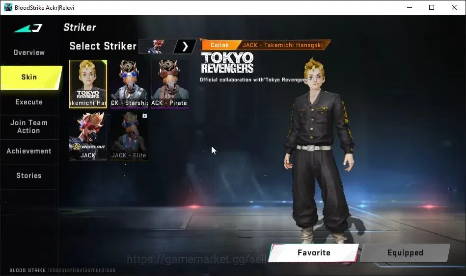 Blood Strike Accounts ASIA|ETERNAL DEagle-Scorpius|Collab BLEACH[Byakuya image 4