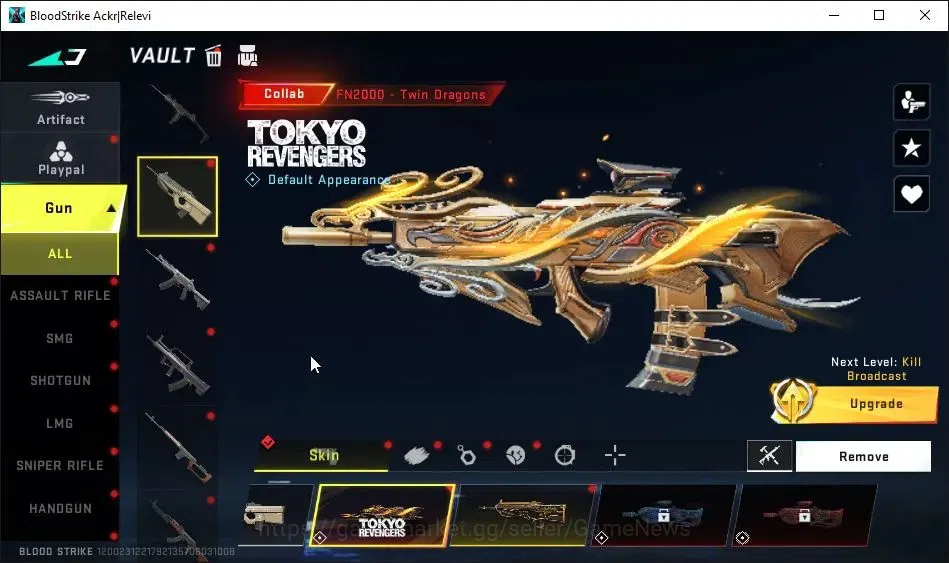 Blood Strike Accounts ASIA|ETERNAL DEagle-Scorpius|Collab BLEACH[Byakuya image 7