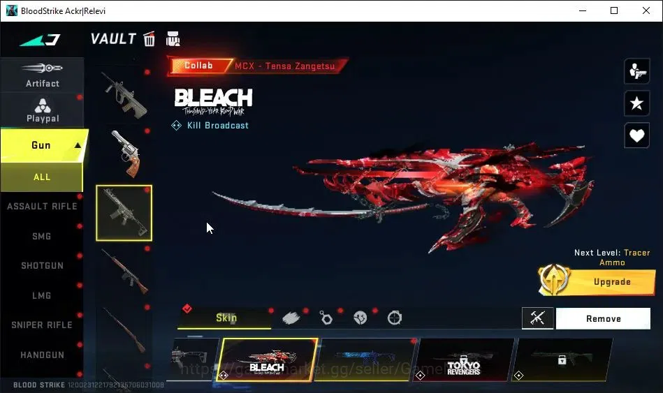 Blood Strike Accounts ASIA|ETERNAL DEagle-Scorpius|Collab BLEACH[Byakuya image 9