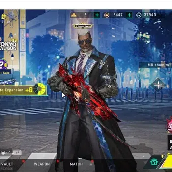 Blood Strike Collab Skin ASIA|ETERNAL DEagle-Scorpius|Collab BLEACH[Byakuya image 1