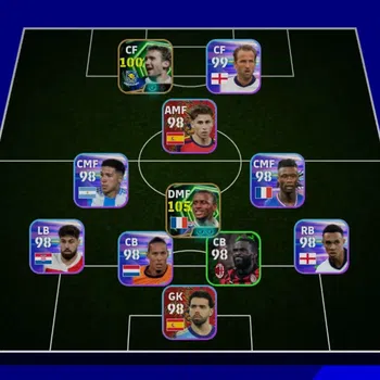 eFootball Accounts Legends & Iconic Players Mobile|PW 3041|Epic Patrick Vieira,Andriy Shevchenko,Paul Scholes|Showtime