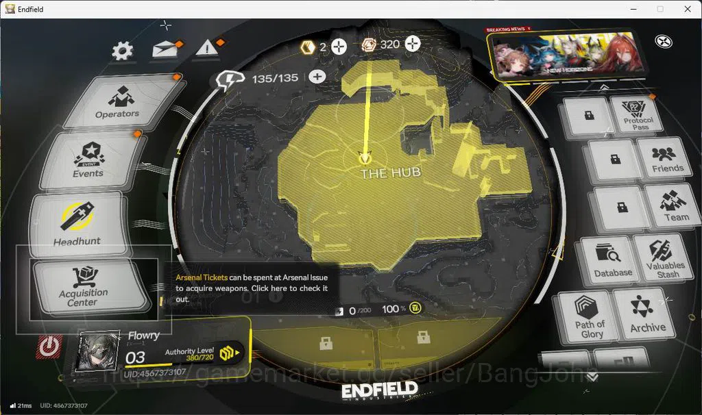 Arknights: Endfield Accounts ASIA | Starter fresh rossi, Ardelia, WP 6s 2, More image 10