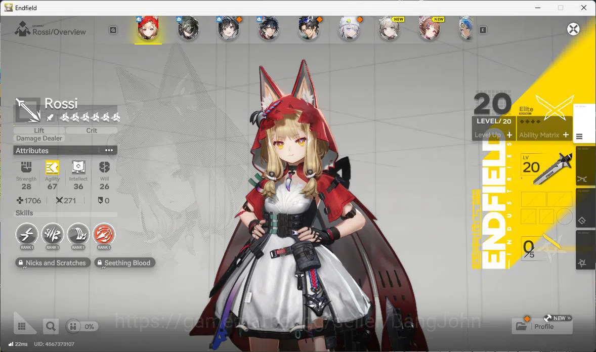 Arknights: Endfield Accounts ASIA | Starter fresh rossi, Ardelia, WP 6s 2, More image 3