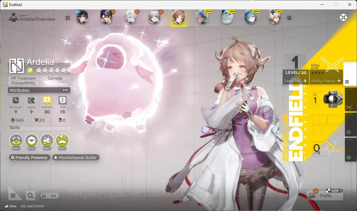 Arknights: Endfield Accounts ASIA | Starter fresh rossi, Ardelia, WP 6s 2, More image 4
