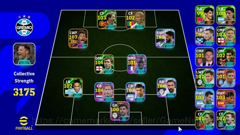 eFootball Accounts Legends & Iconic Players Android|BigTime Neymar Jr|11 Epic Paul Scholes,Michael Owen,Martin 1