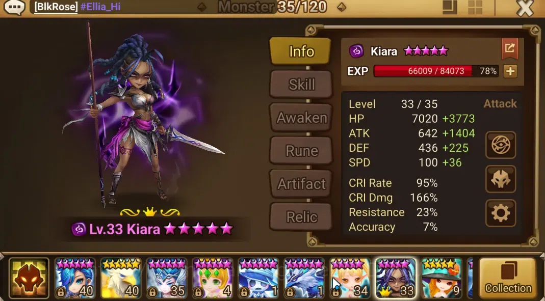 Summoners War: Sky Arena Accounts GLOBAL LV16 Starter 1 LND Kiara Low Days | NB5 Ric image 2
